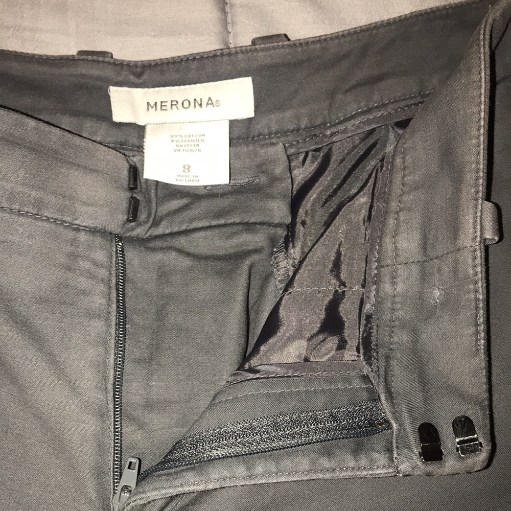 Grey lined work pants - Picture 2 of 4